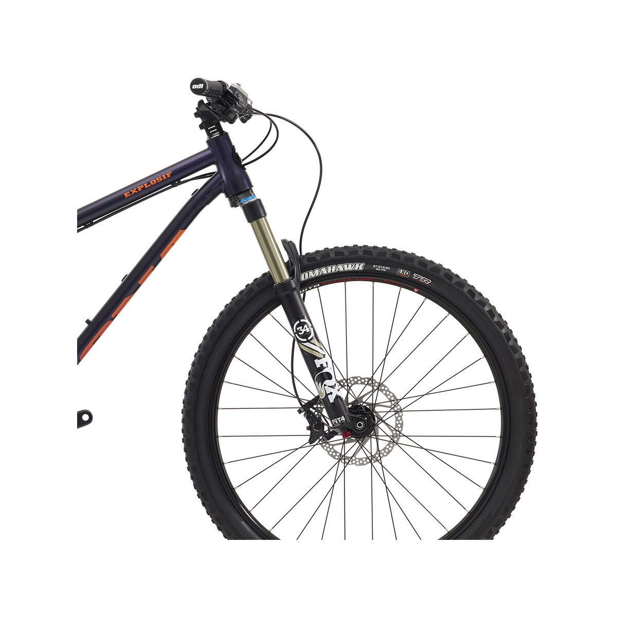 Kona Explosif, matt deep purple w/ orange-dark red fade decals - Bild 5