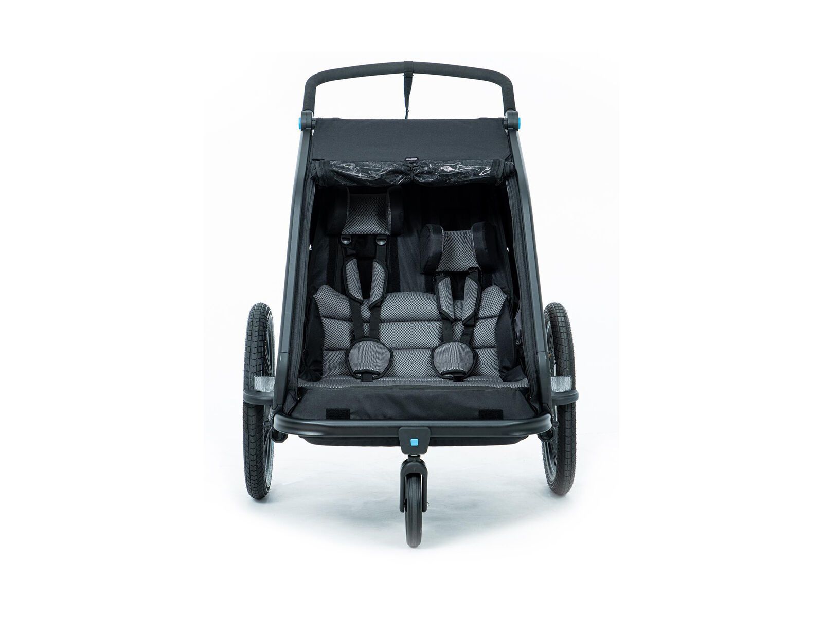 Cube Kinder Fahrradanhänger Double CMPT, black - Bild 5