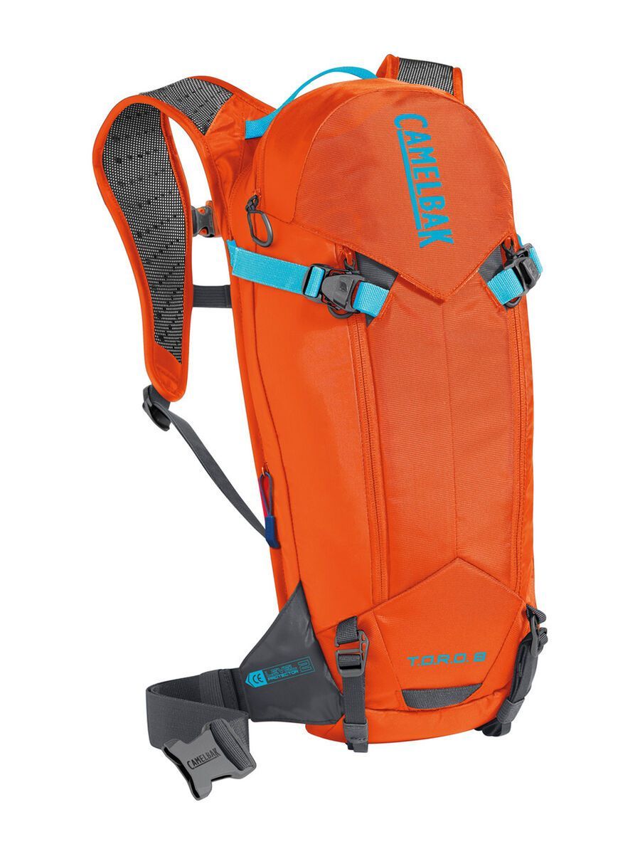 Camelbak T.O.R.O. Protector 8, red orange / charcoal - Bild 1