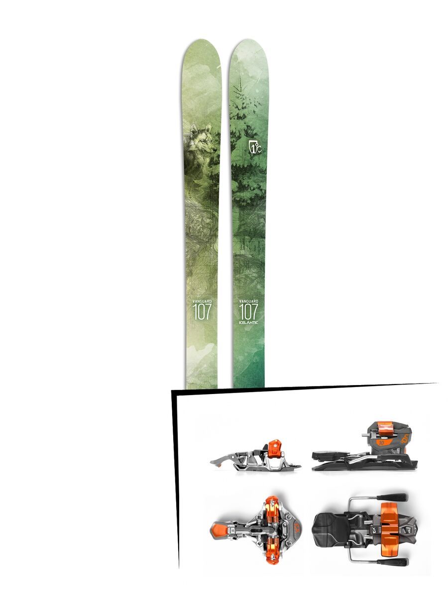 Set: Icelantic Vanguard 107 2017 + G3 Ion 10 (1716208) - Bild 1