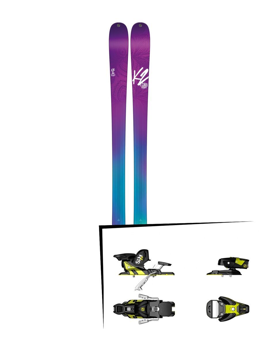 K2 SKI Set: Missconduct 2016 + Salomon STH2 WTR 13 - Bild 1