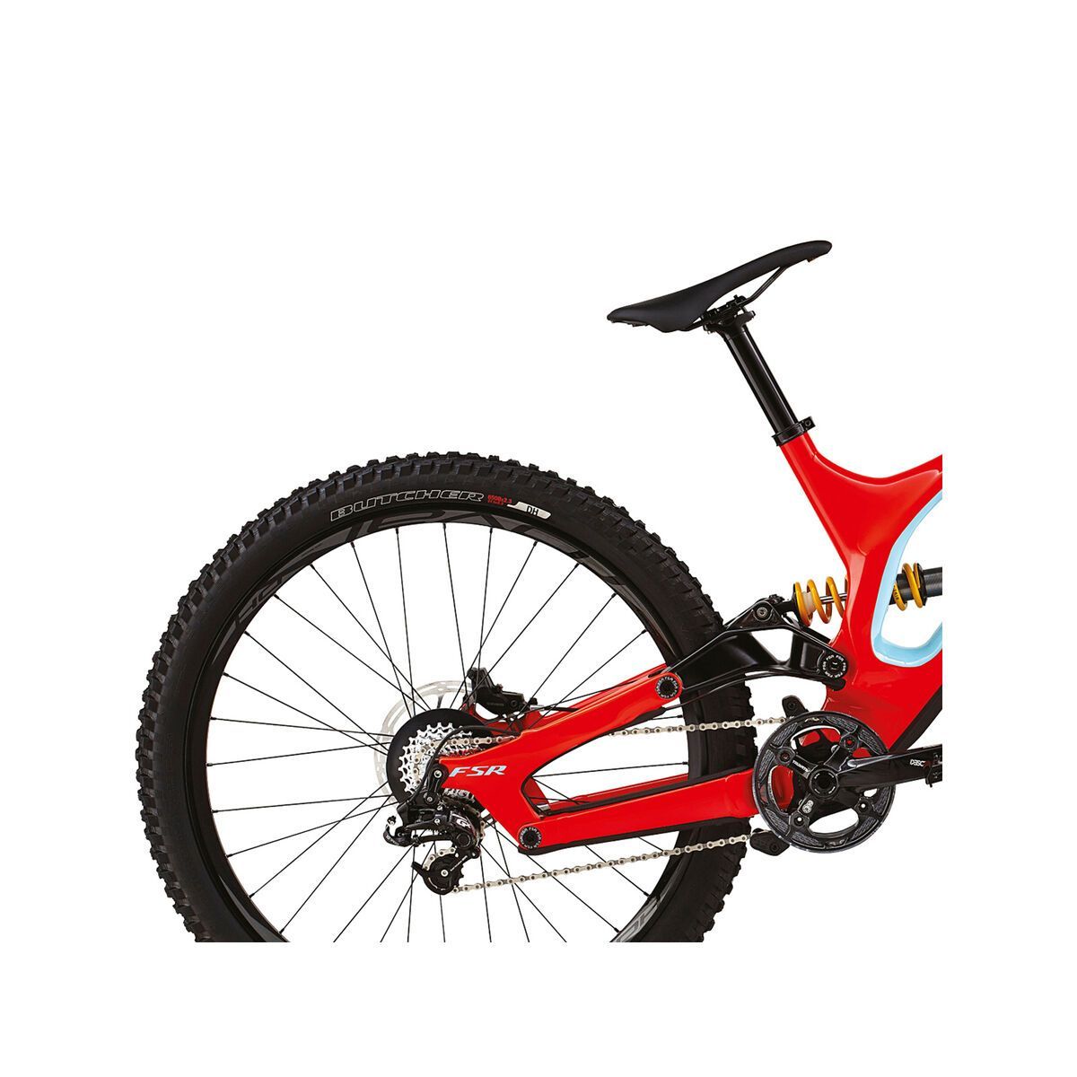 Specialized Demo 8 I Carbon, rocket red/light blue - Bild 7