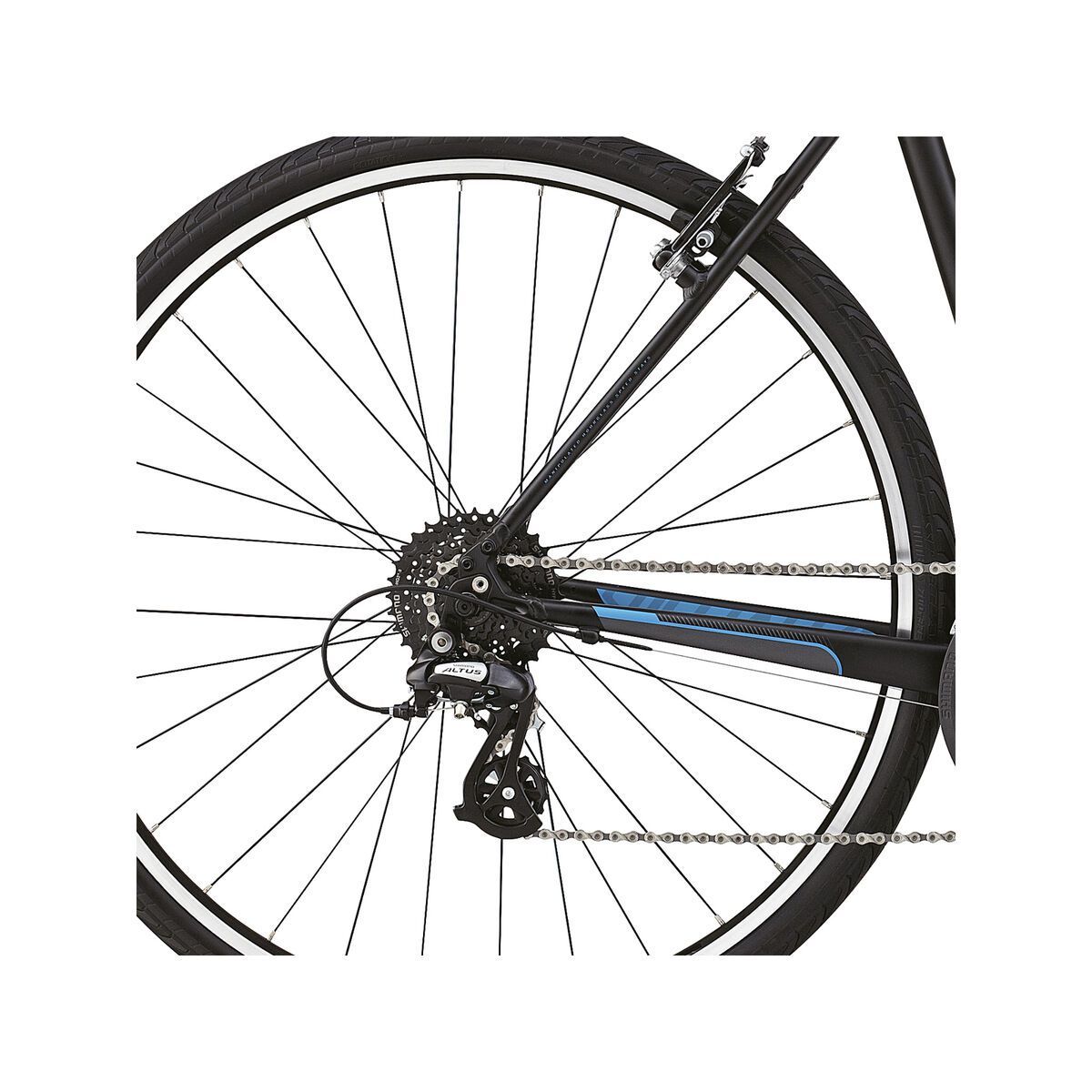 Specialized Sirrus, Satin Black/Charcoal/Cyan - Bild 4