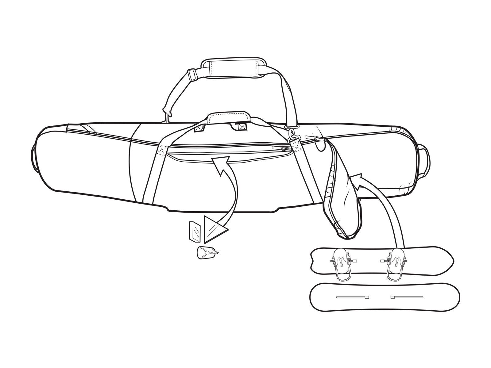 Burton Gig Bag, true black - Bild 2