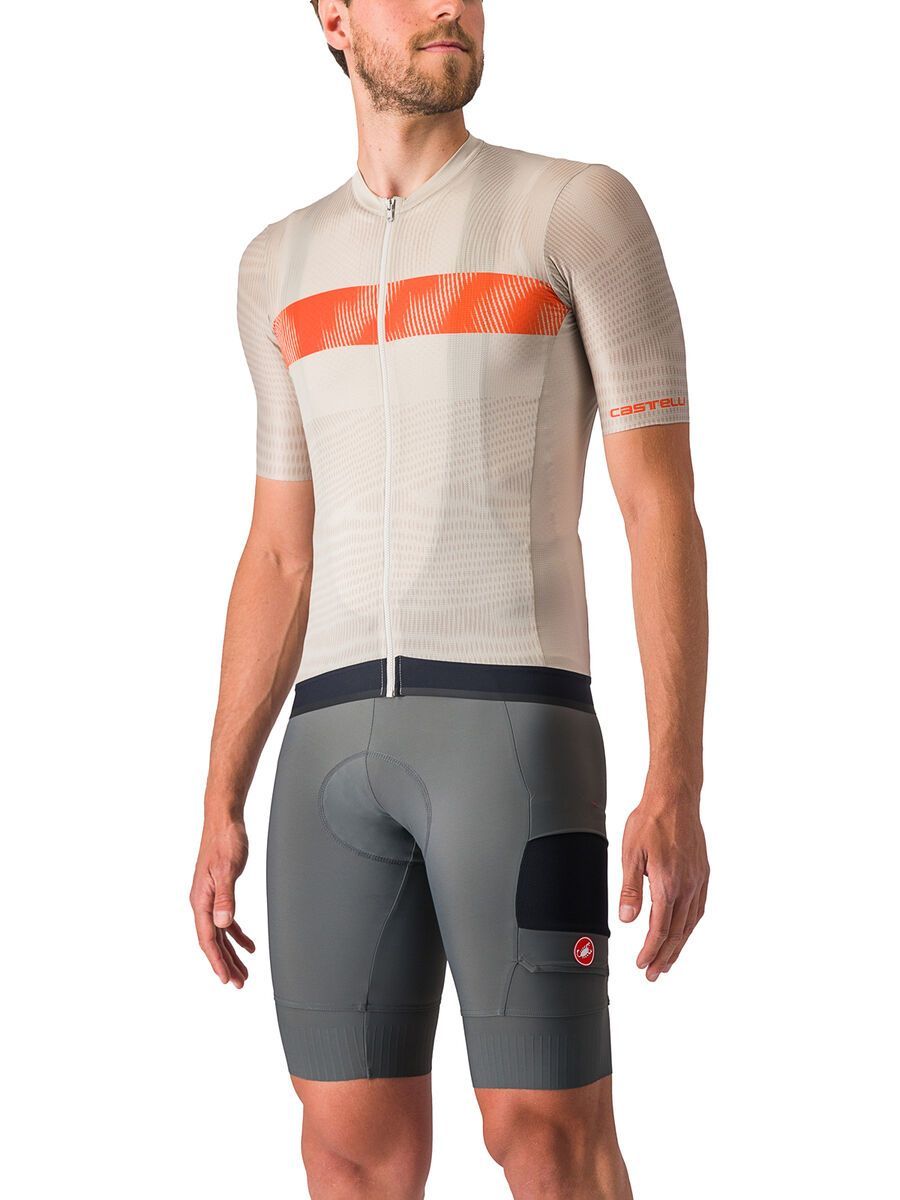 Castelli Unlimited Endurance Jersey, silver moon/orange rust - Bild 3