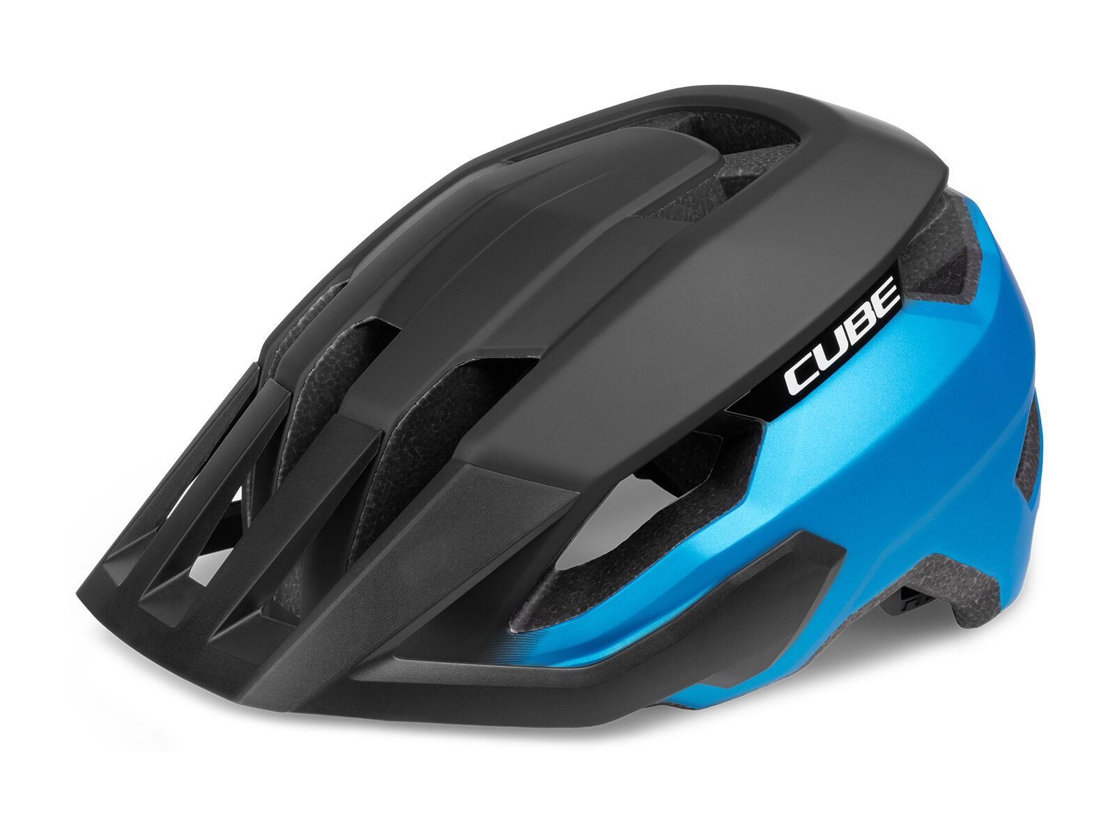 Cube Helm Stray X Actionteam, blue'n'grey - Bild 1