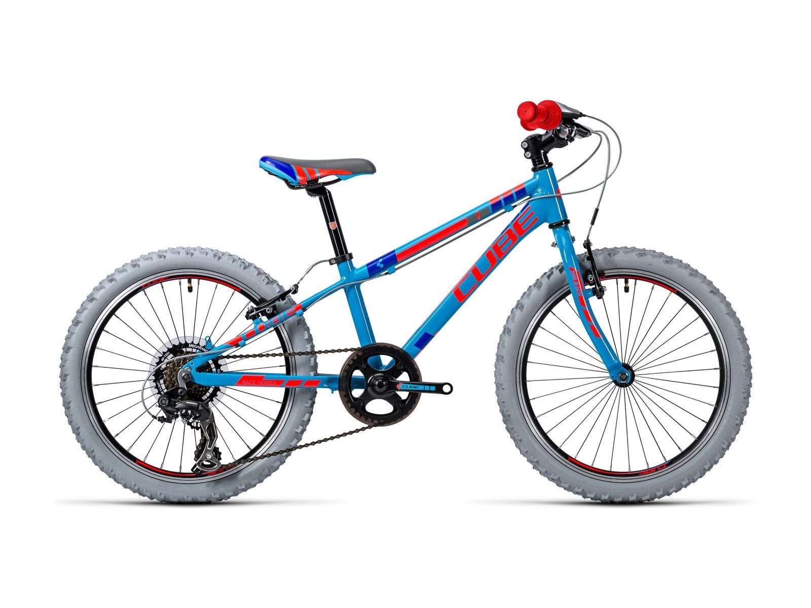 *** 2. Wahl *** Cube Kid 200 2016, blue´n´red - Kinderfahrrad | Größe one size - Bild 1