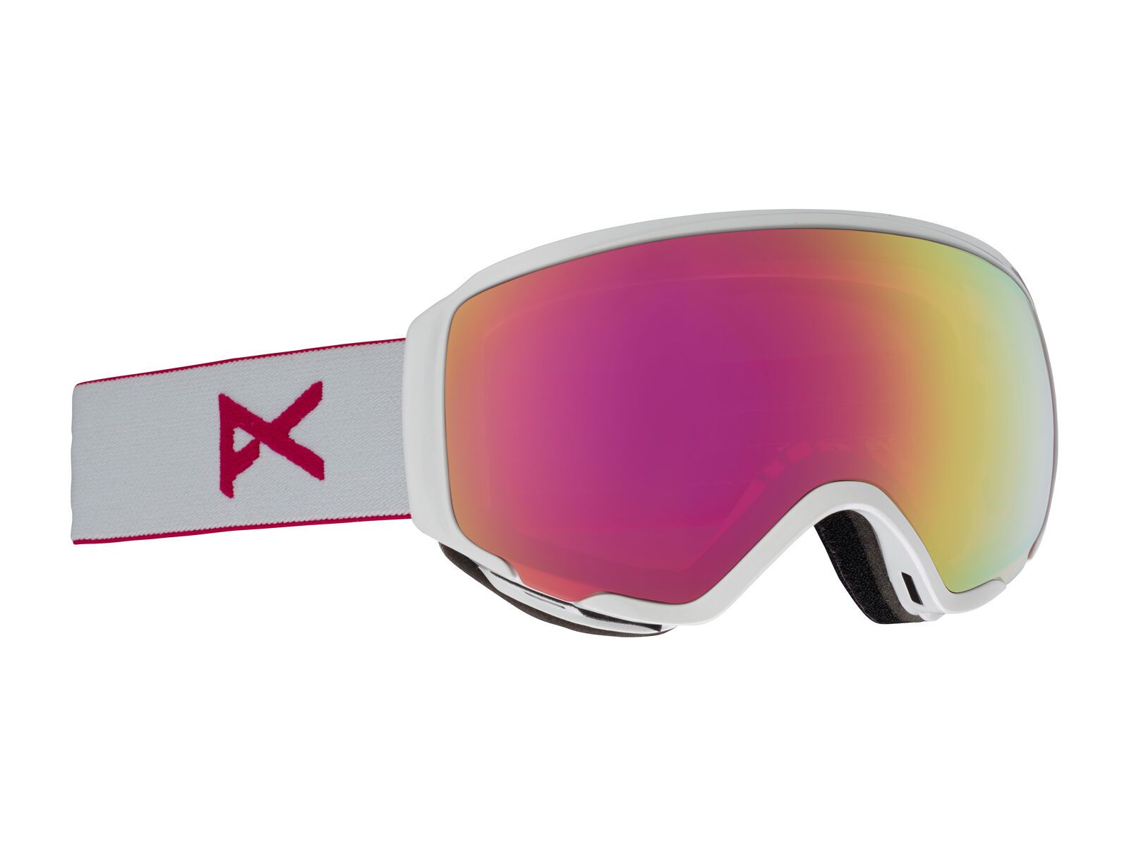 Anon WM1 inkl. Wechselscheibe, pearl white/Lens: pink sq - Bild 1