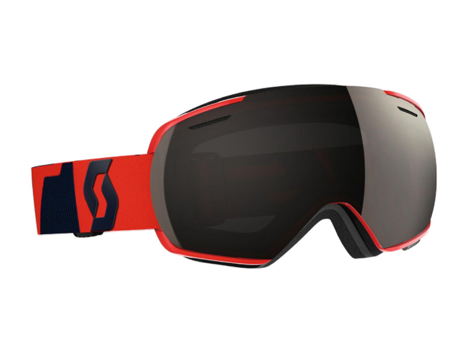 Scott Linx inkl. Wechselscheibe, fluo red eclipse blue/Lens: solar black chrome - Bild 1