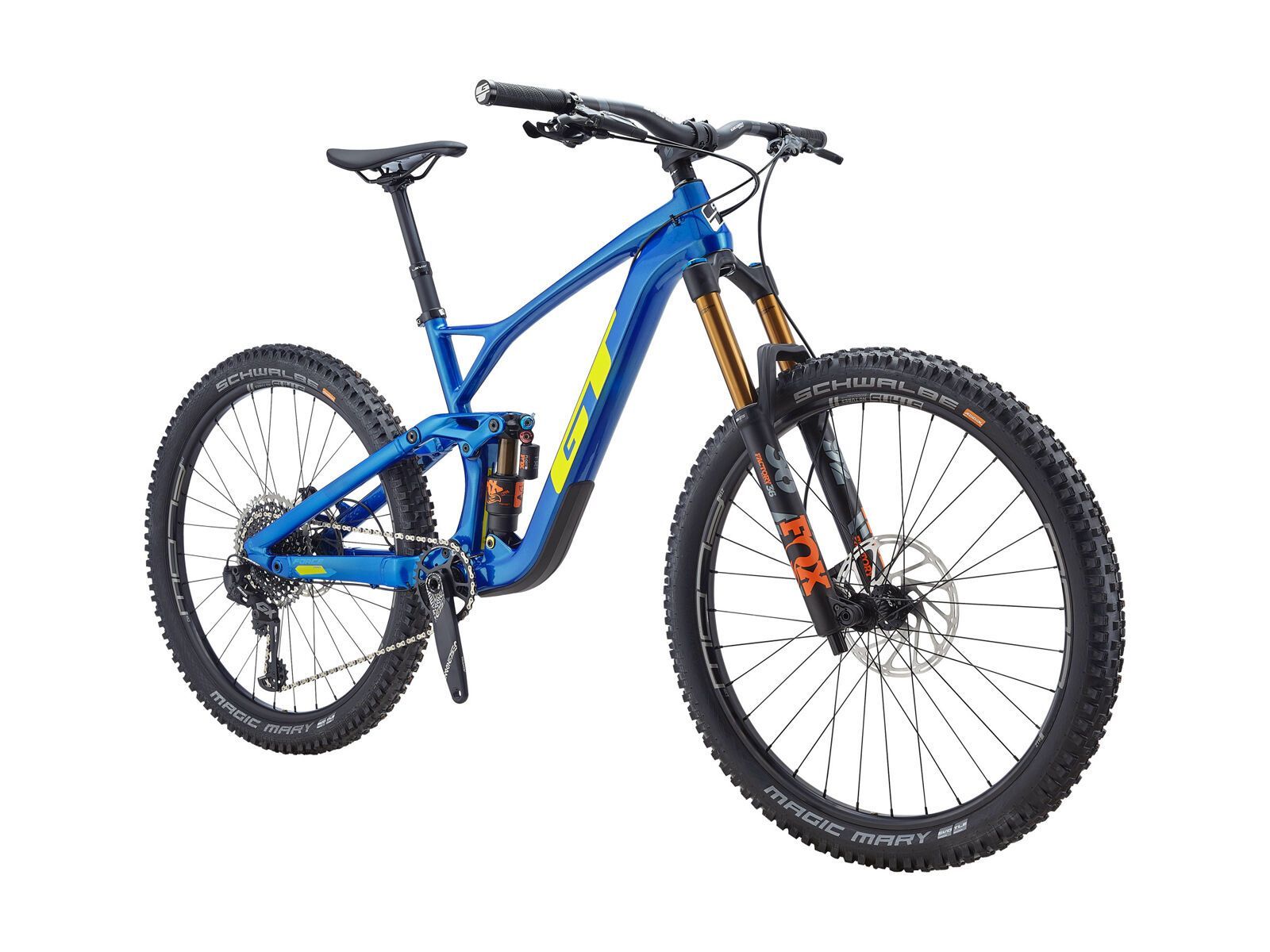 GT Force Carbon Pro, gloss team blue w/ gt yellow & cyan - Bild 2