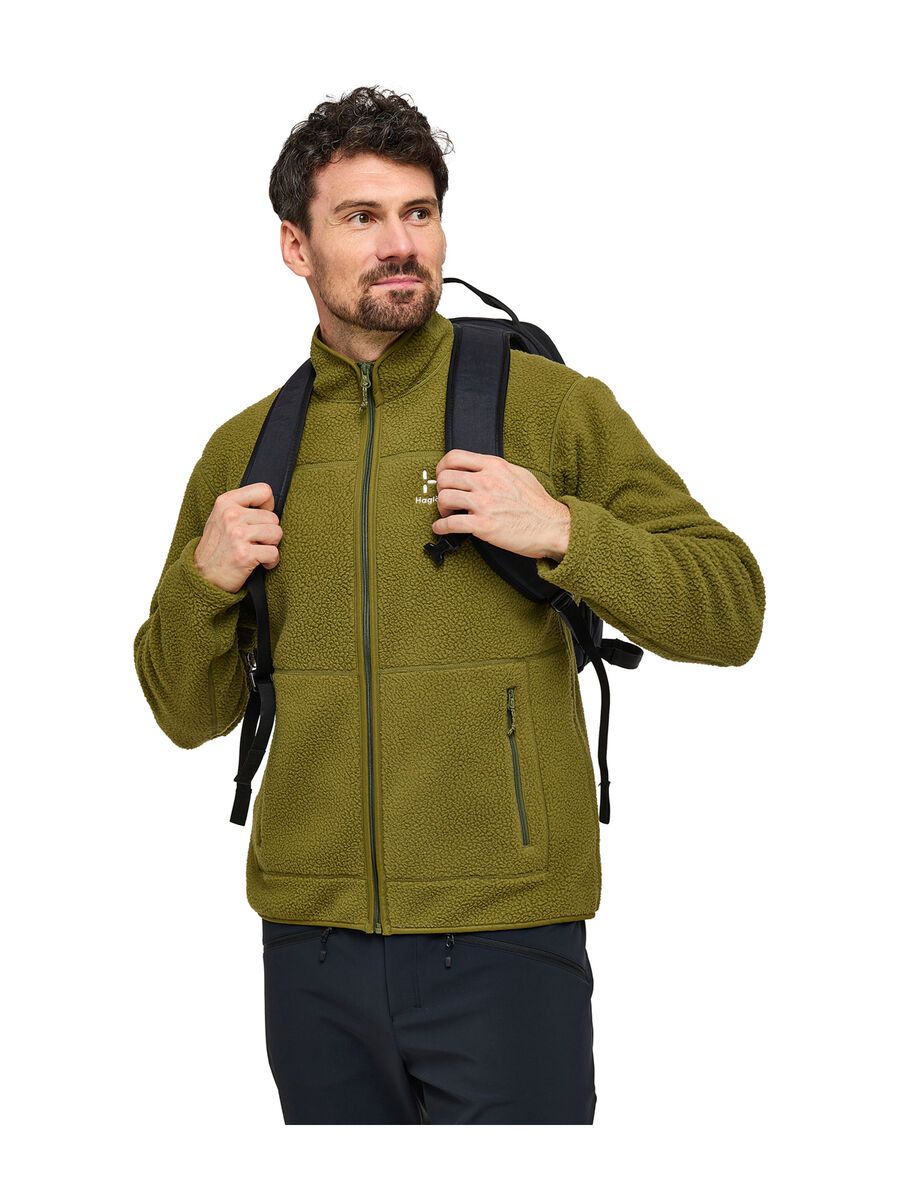 Haglöfs Mossa Pile Jacket Men, olive green - Bild 7