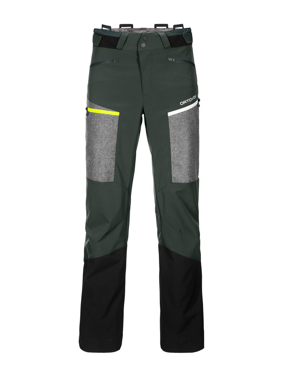 Ortovox Merino Naturtec Plus Pordoi Pants M, green pine - Bild 1