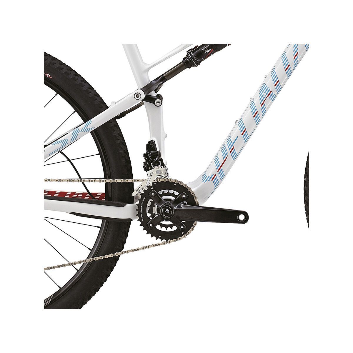 Specialized Epic Comp Carbon, Gloss White/Red/Black/Cyan - Bild 3