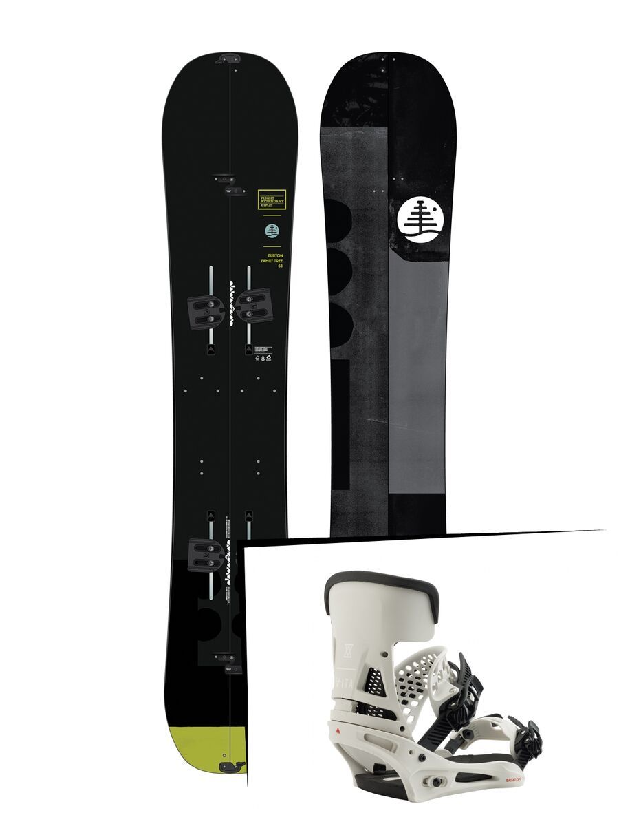 Set: Burton Family Tree Flight Attendant X Split 2019 + Burton Malavita vape cloud - Bild 1
