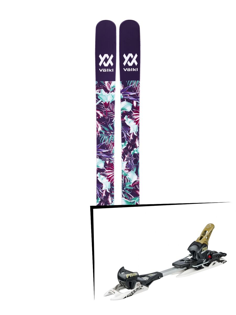 Set: Völkl Bash 116 W 2018 + Fritschi Diamir Freeride Pro schwarz-olive - Bild 1