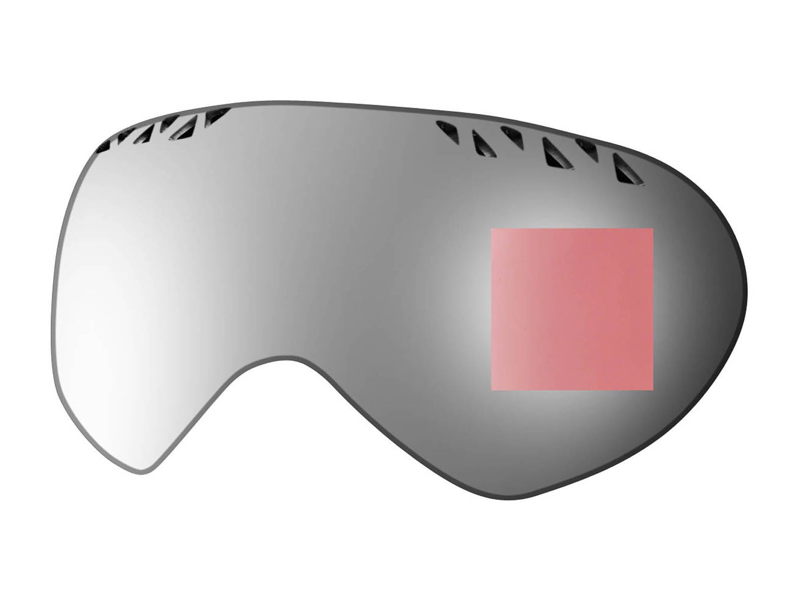 Anon Solace Lens Mirror, silver rose - Bild 1