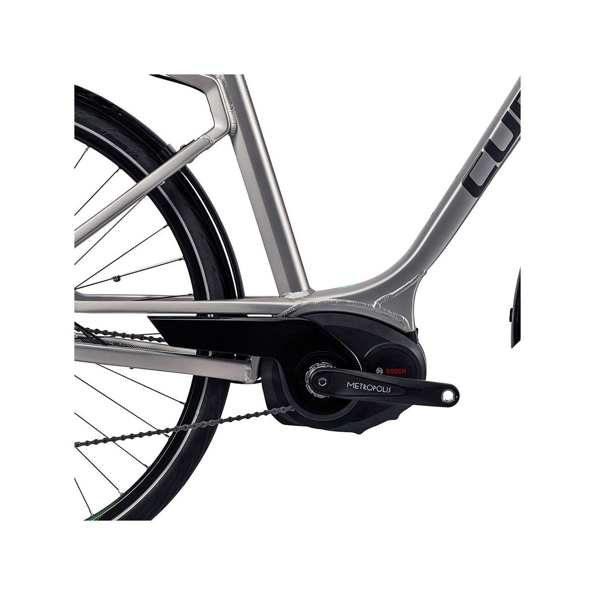 Cube Touring Hybrid Pro 500, silver´n´flashgreen - Bild 3