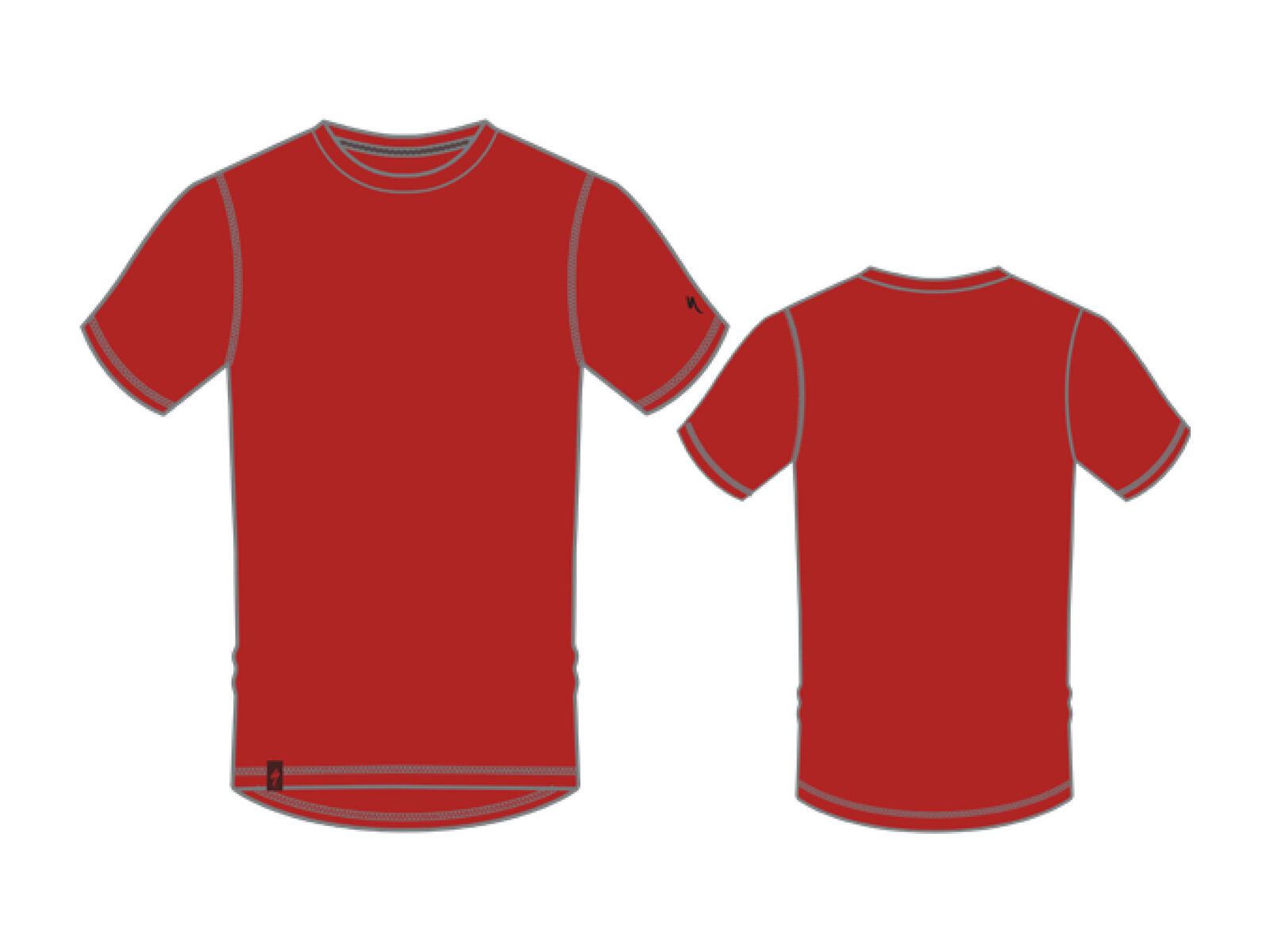 Specialized Youth Trail Shortsleeve Jersey, redwood - Bild 1