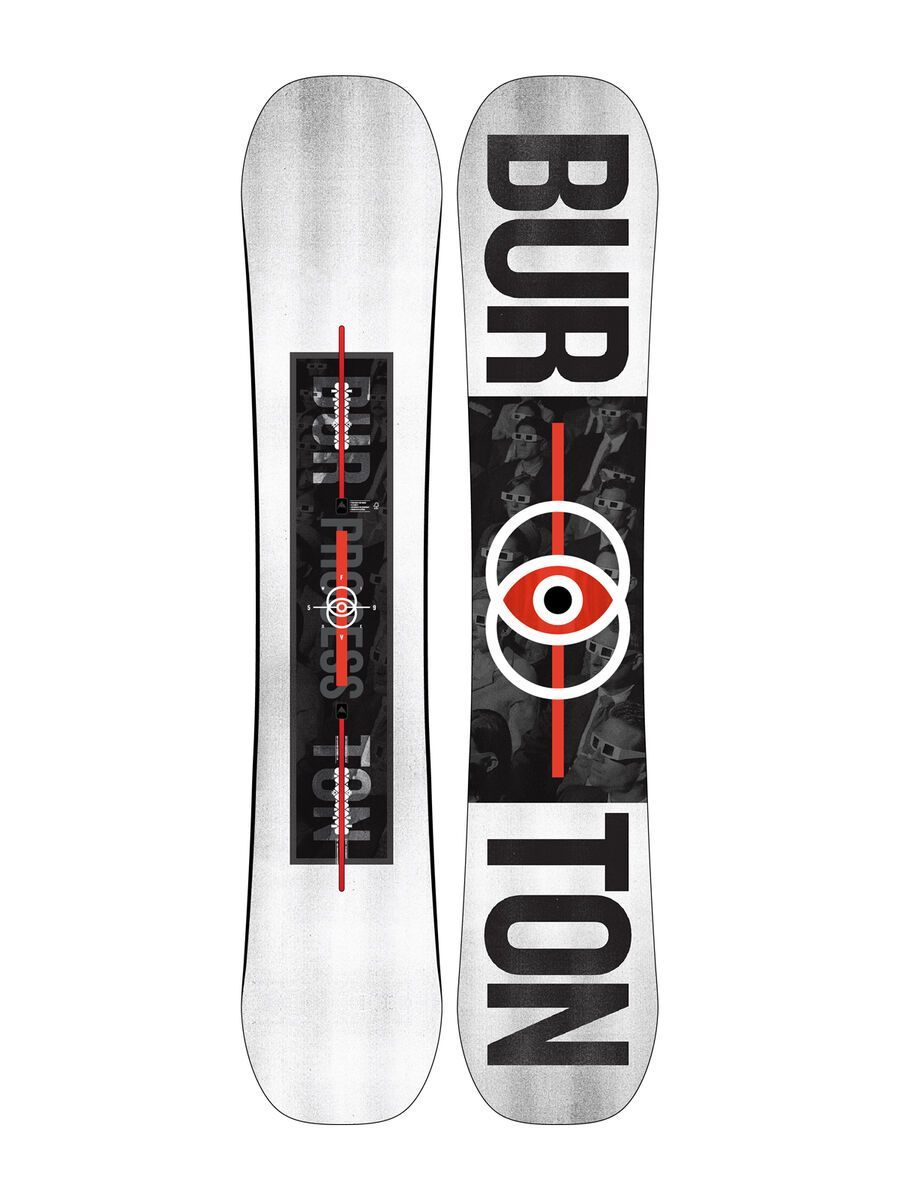 Set: Burton Process Flying V Wide 2019 + Burton Cartel red - Bild 2