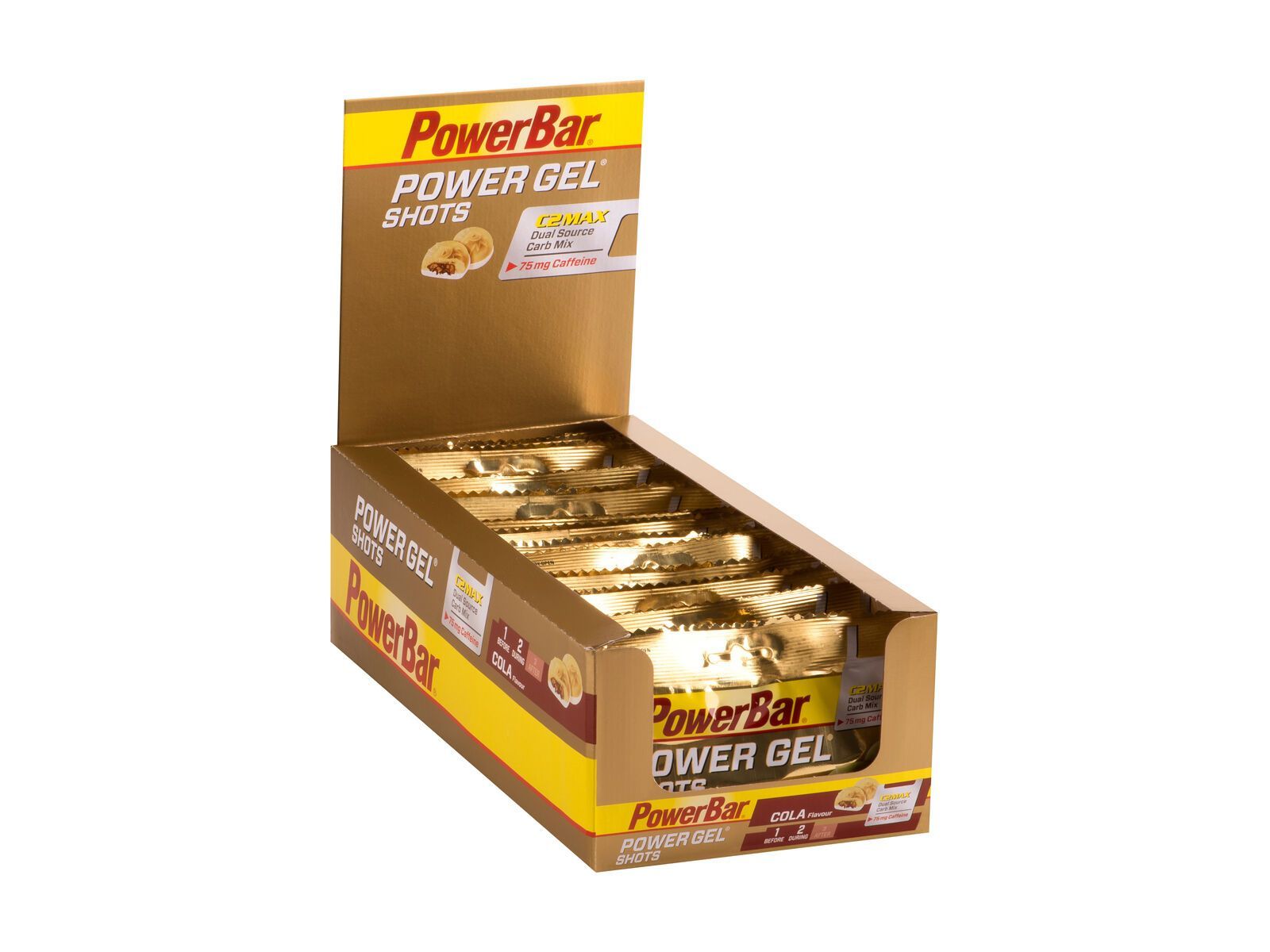 PowerBar PowerGel Shots - Cola (mit Koffein) (Box) - Bild 1