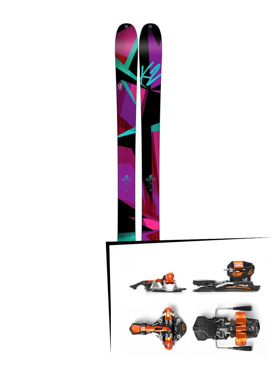 Set: K2 SKI Remedy 92 2017 + G3 Ion 12 100 mm 2017 - Skiset - Bild 1