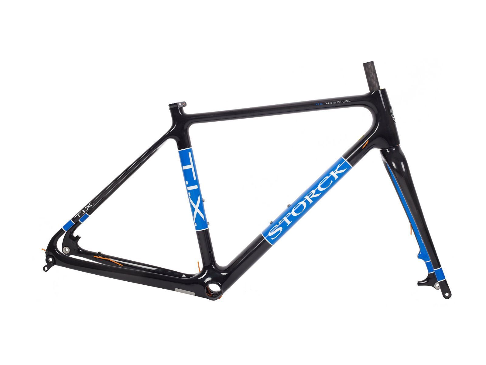 Storck T.I.X. Pro G1 Rahmenset, black/blue - Bild 1