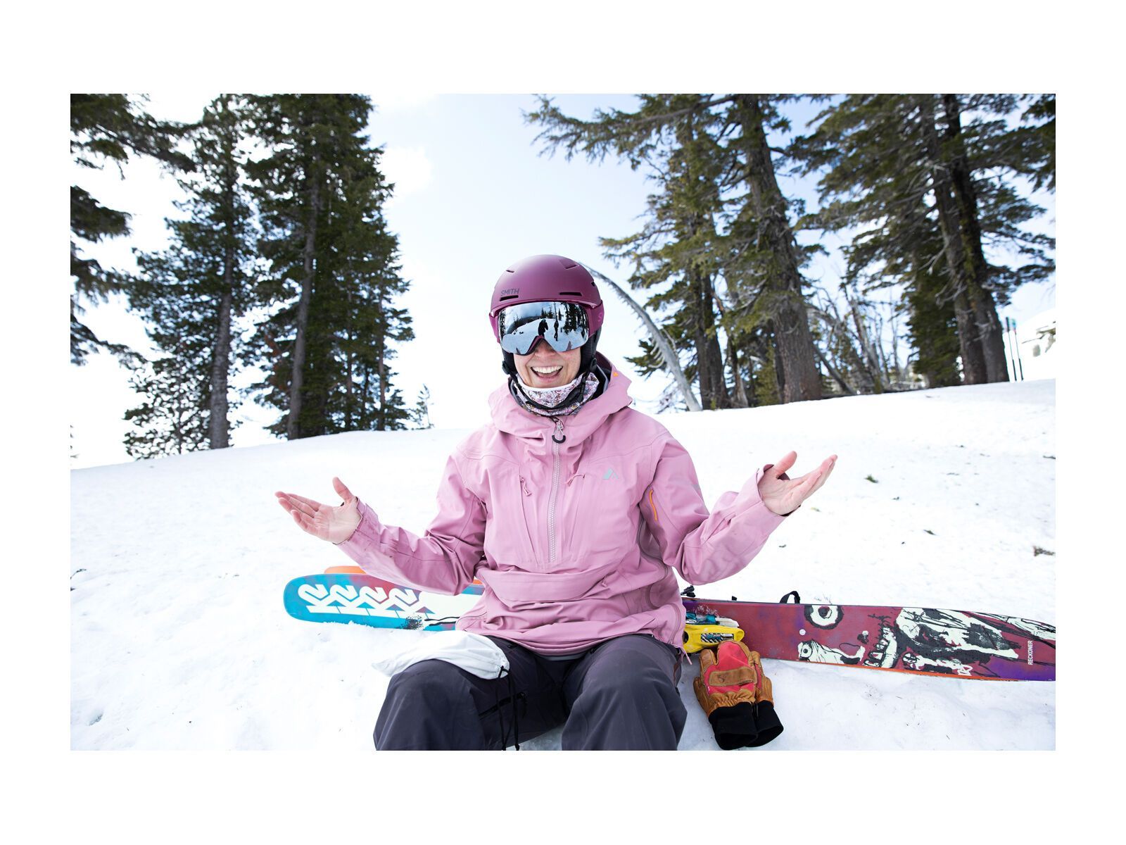 Smith I/O Mag ChromaPop Sun Platinum Mirror, merlot - Bild 4