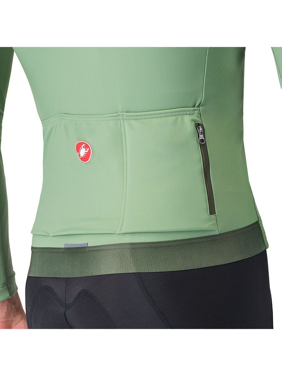 Castelli Espresso Thermal Jersey, green pepper/deep green - Bild 4