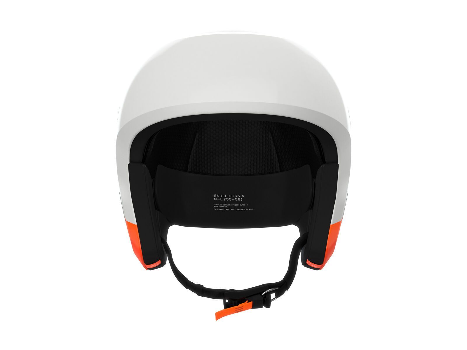 POC Skull Dura X MIPS, hydrogen white/fluorescent orange - Bild 2