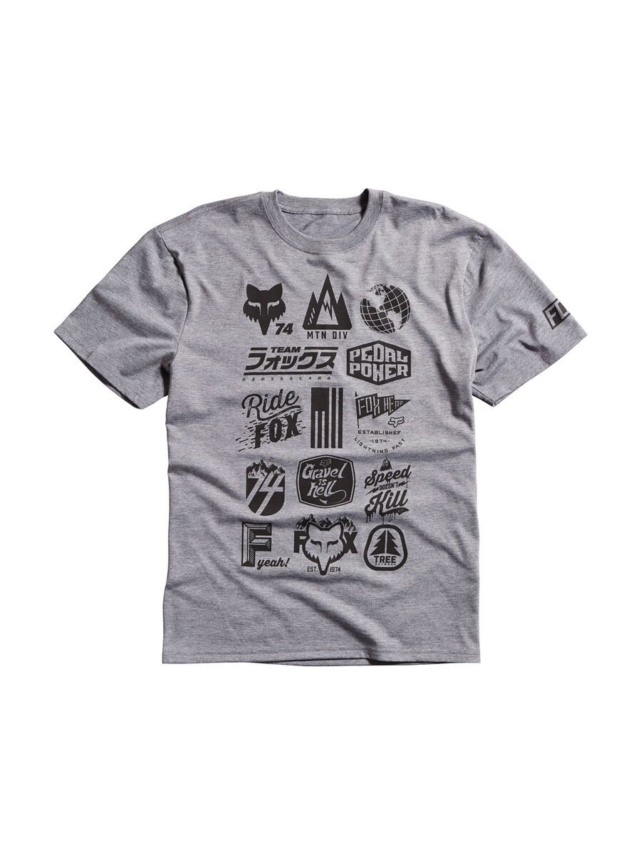 Fox MTN Division Tech Tee, heather graphite - Bild 1