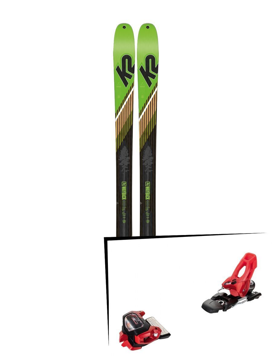 Set: K2 SKI Wayback 88 2019 + Tyrolia Attack² 11 GW red - Bild 1