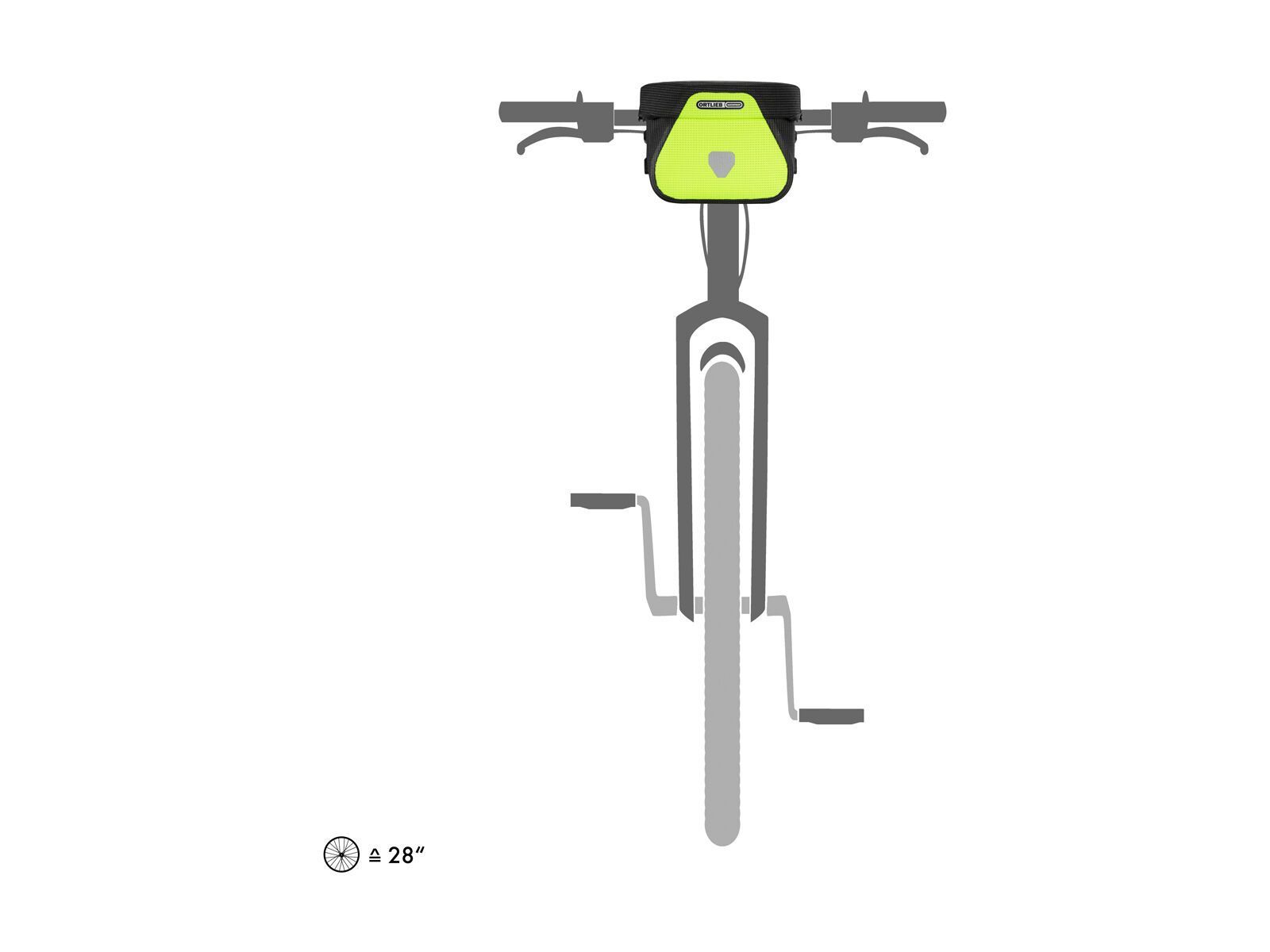 ORTLIEB Ultimate High-Vis 6,5 L, neon yellow - black reflective - Bild 5