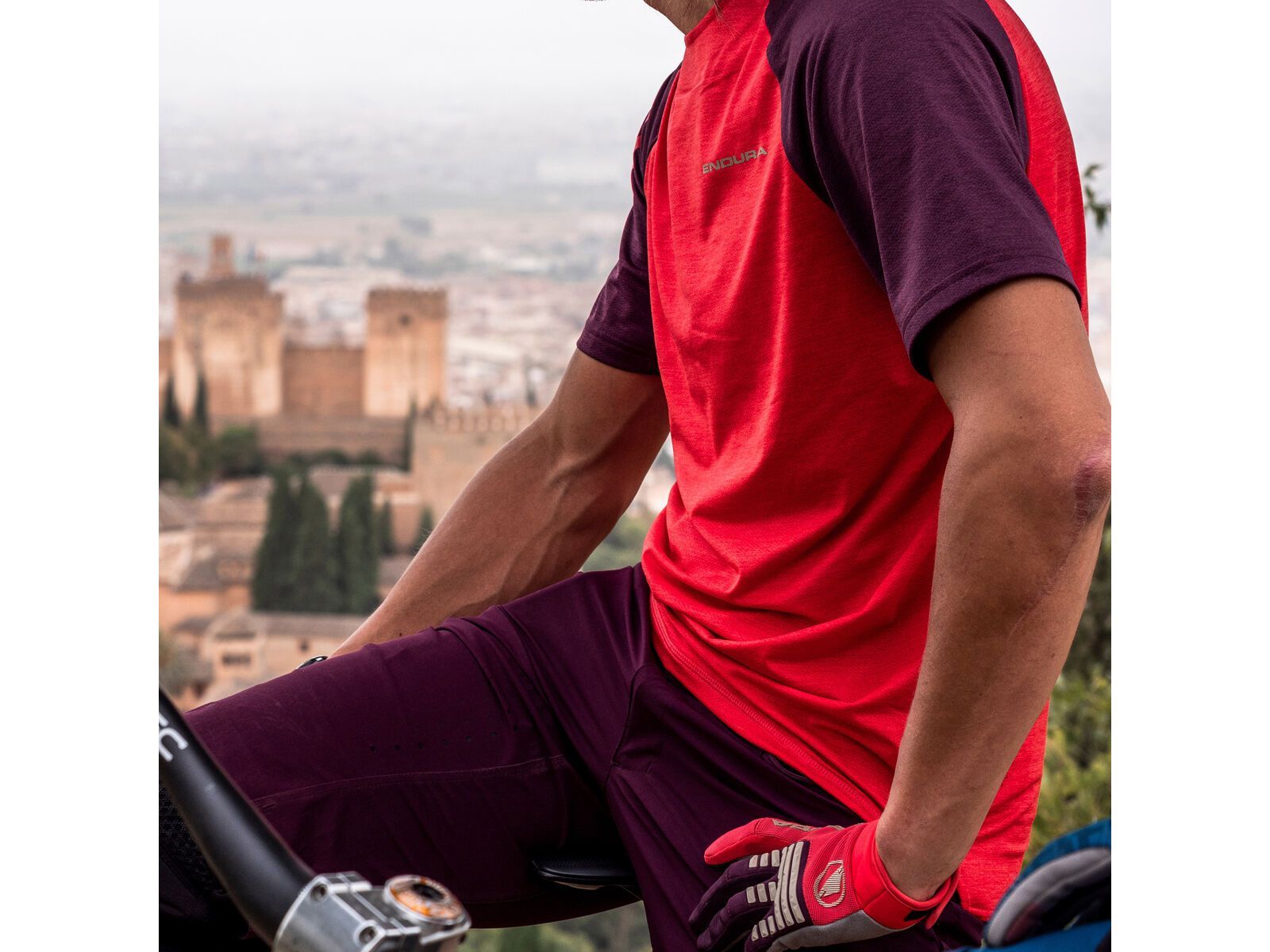 Endura SingleTrack Kurzarmtrikot, granatapfel - Bild 10