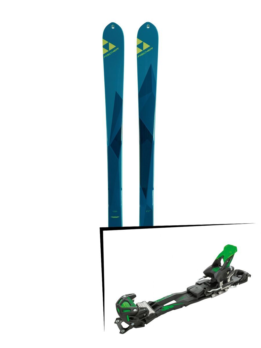 Set: Fischer Alproute 82 2018 + Tyrolia Adrenalin 16 solid black flash green - Bild 1