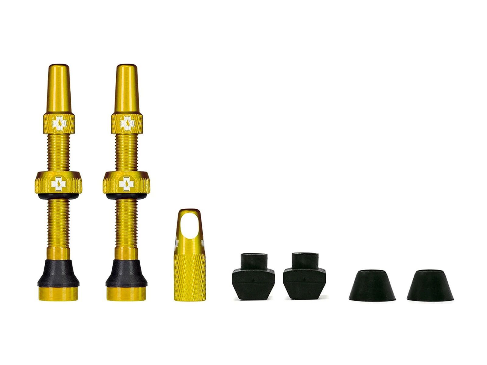 Muc-Off Tubeless Presta Valve - 44 mm, gold - Bild 1