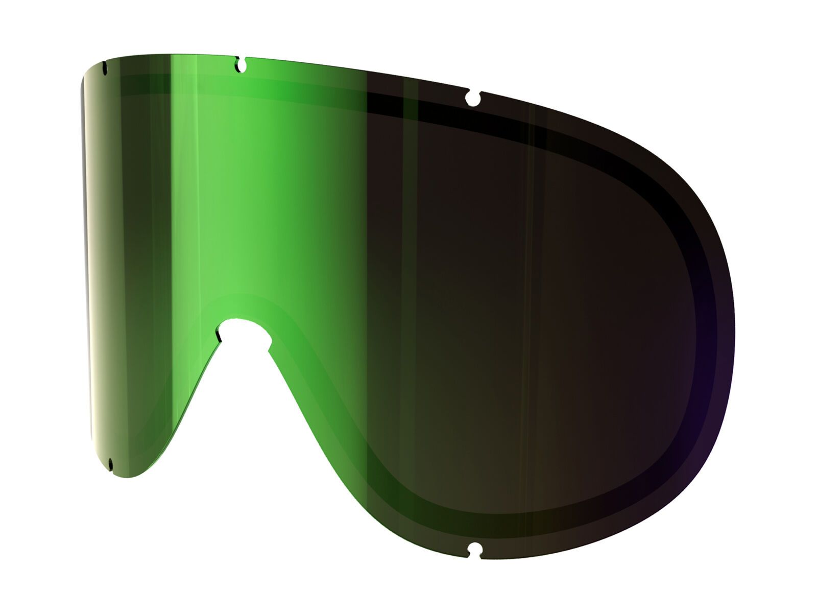 POC Retina Big Wechselscheibe, persimmon/green mirror - Bild 1