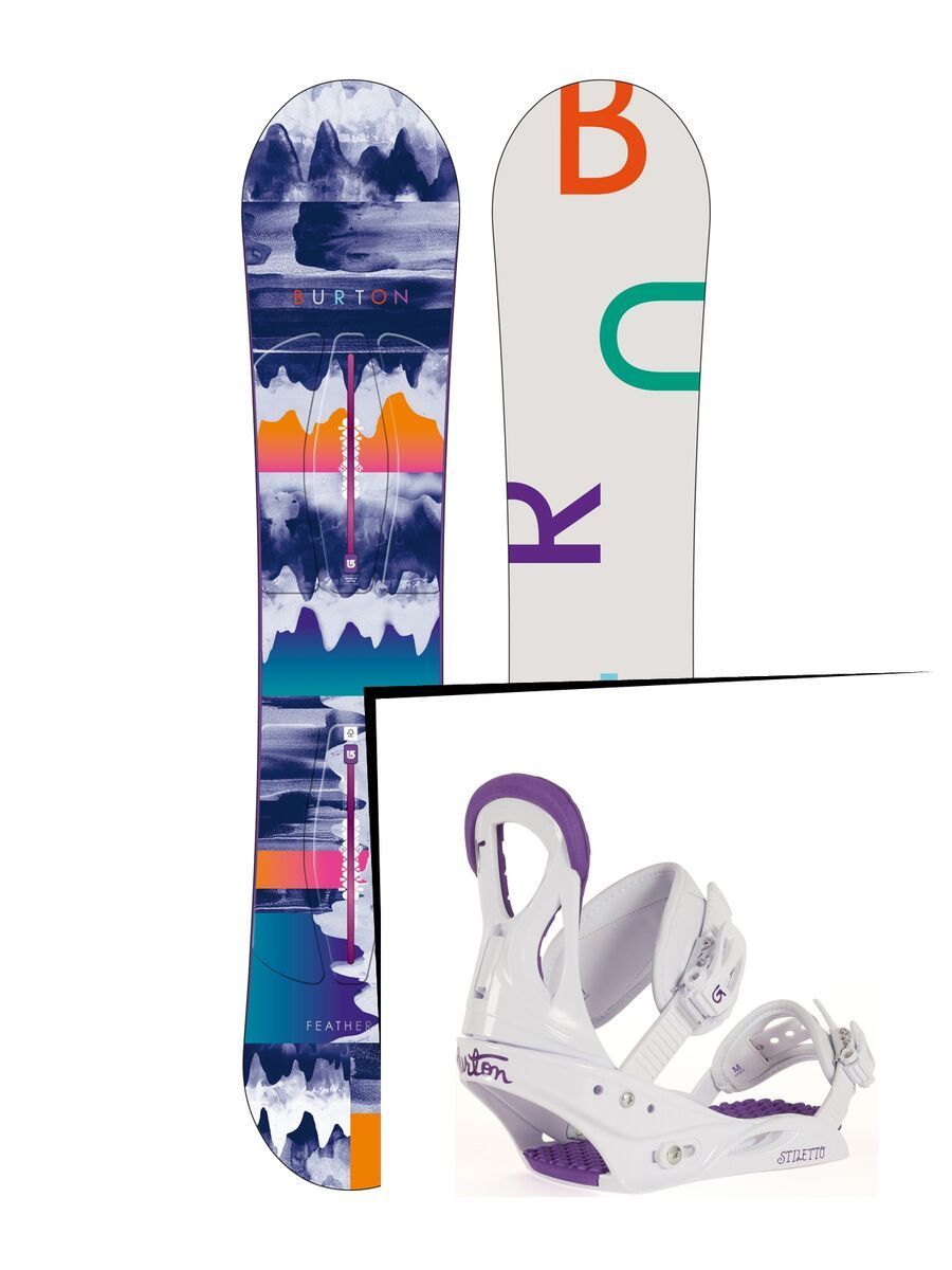 Set: Burton Feather 2016 +  Stiletto Disc (1712939S) - Bild 1