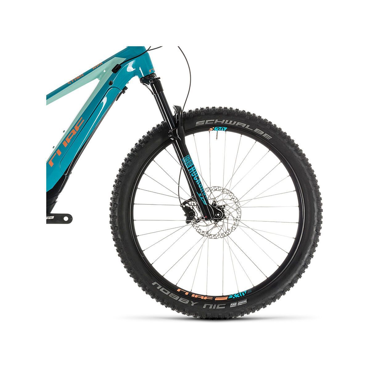 Cube Sting Hybrid 120 Race 500 27.5, turquoise´n´apricot - Bild 2