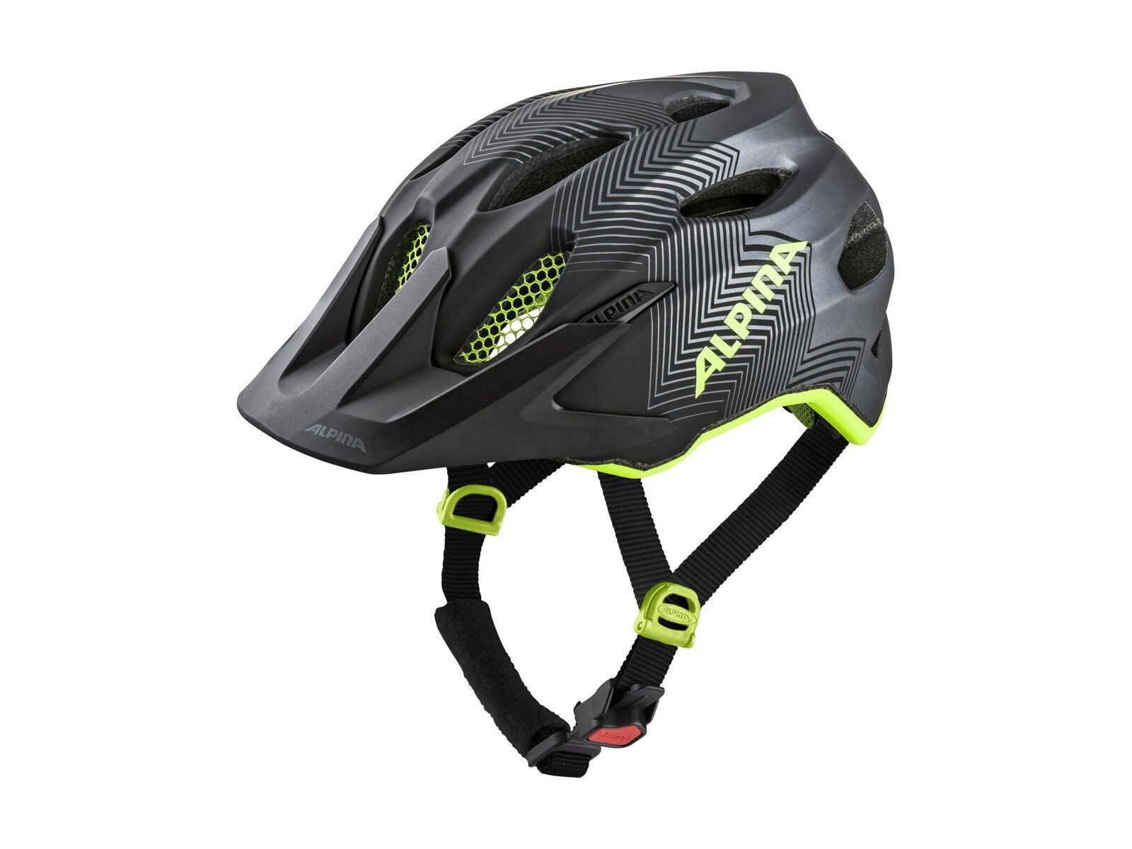 Alpina Carapax Jr., black-neon-yellow - Bild 1