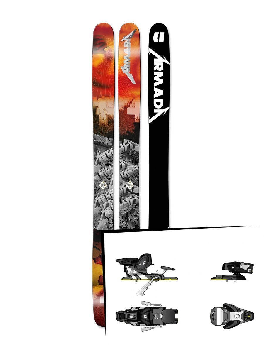Armada Set: JJ 2.0 Metallica 2016 + Salomon STH2 WTR 13 - Bild 1