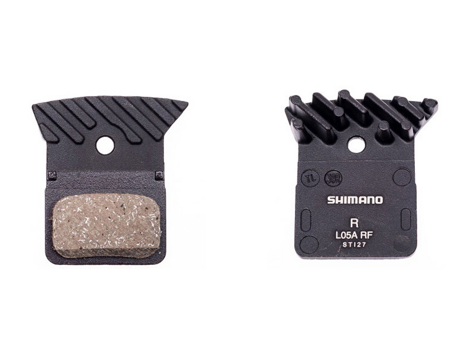 Shimano L05A-RF Kunstharz Scheibenbremsbelag mit Kühllamellen - Bild 1