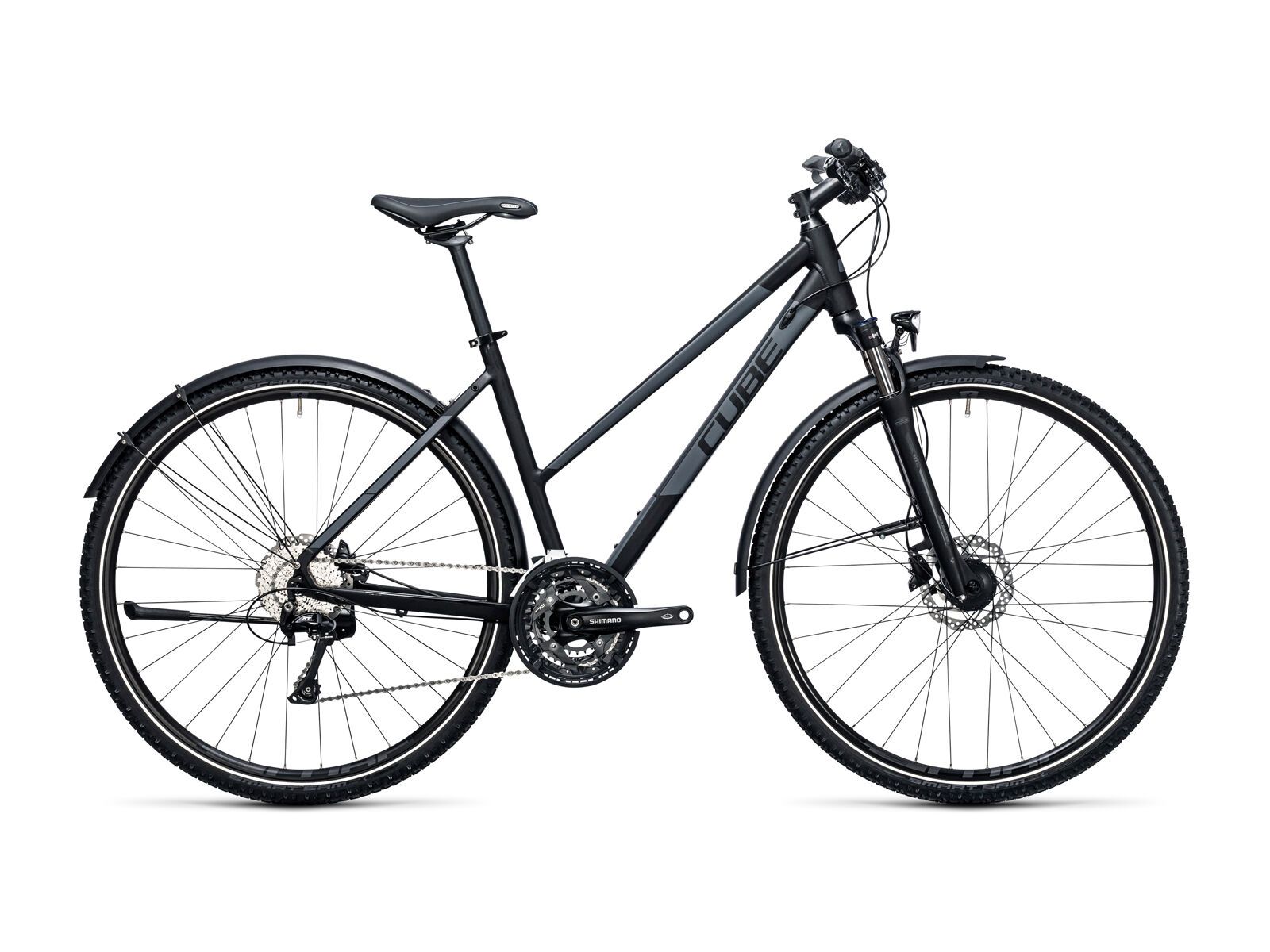 Cube Nature Allroad Trapeze, black´n´grey - Bild 1