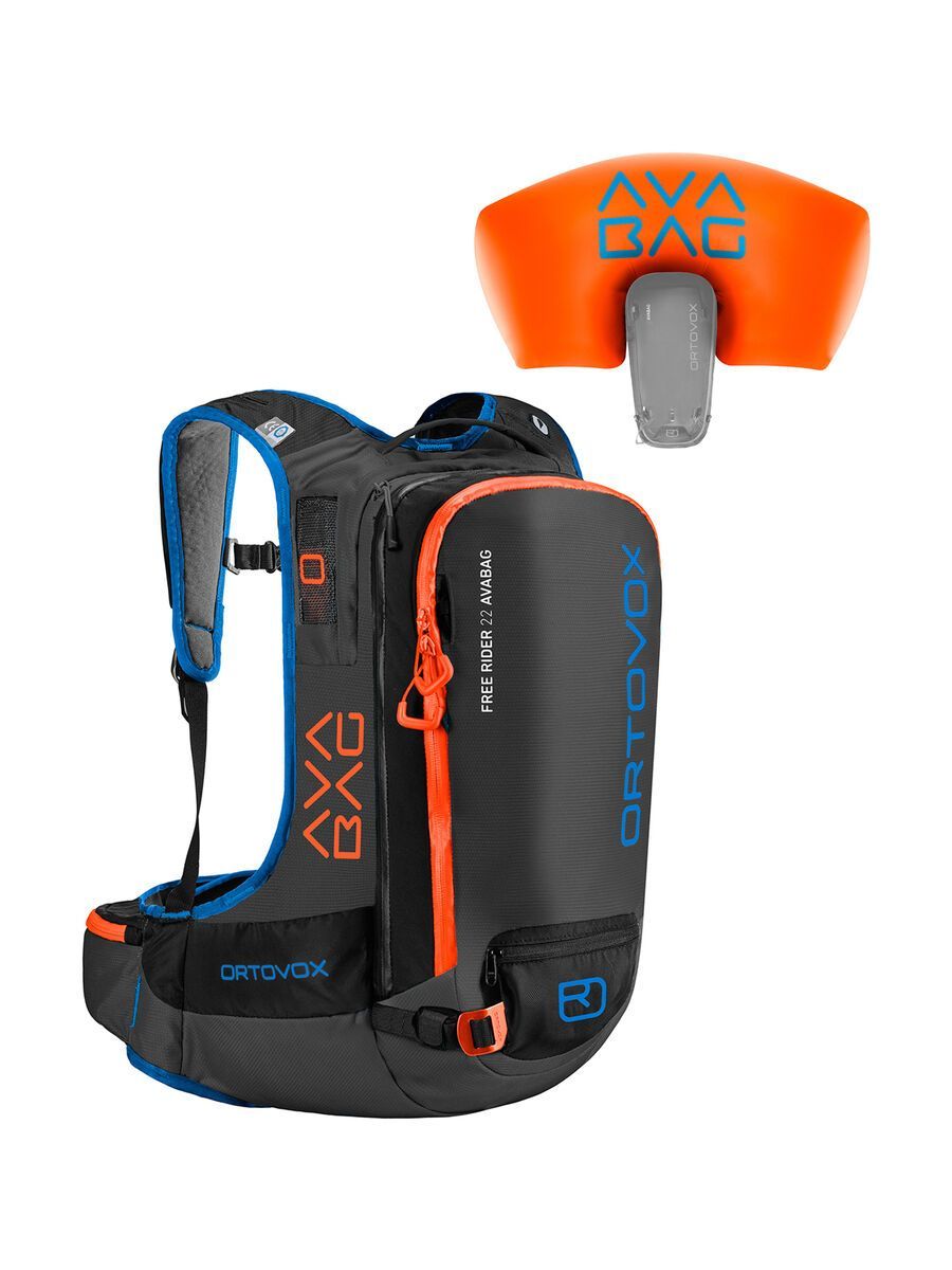 Ortovox Free Rider 22 mit Avabag-Unit, ohne Kartusche, black anthracite - Bild 1