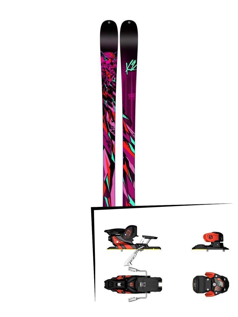 K2 SKI Set: MissConduct 2015 + Salomon Warden MNC 13 - Bild 1