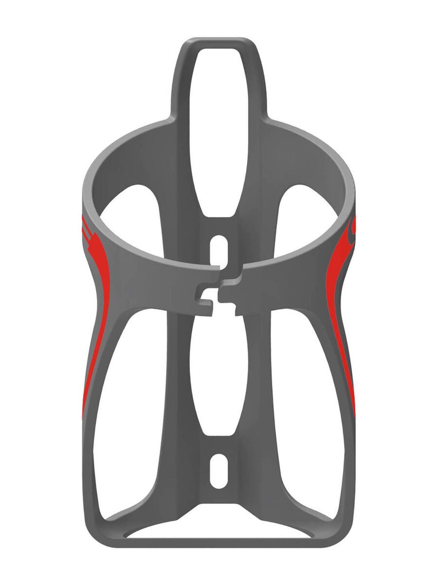 Cube Flaschenhalter HPP, matt grau/rot - Bild 2