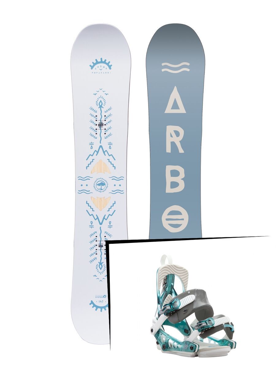 Set: Arbor Poparazzi 2017 + K2 Cinch Tryst (1728790S) - Bild 1