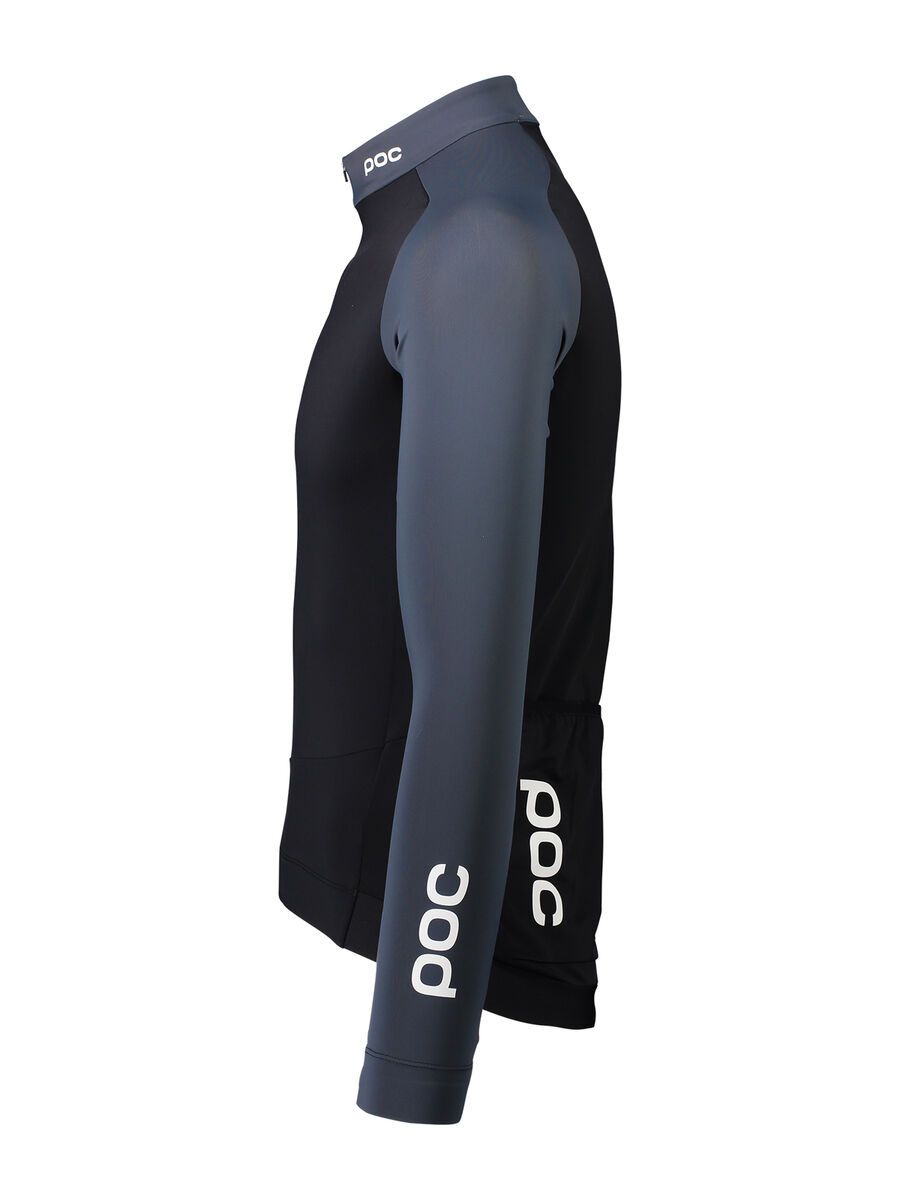 POC Essential Road Mid LS Jersey, uranium black/sylvanite grey - Bild 2