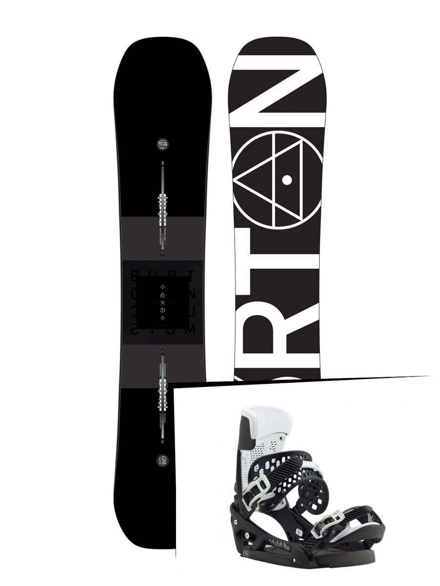 Set: Burton Custom X 2019 +  Malavita EST (1931043S) - Bild 1