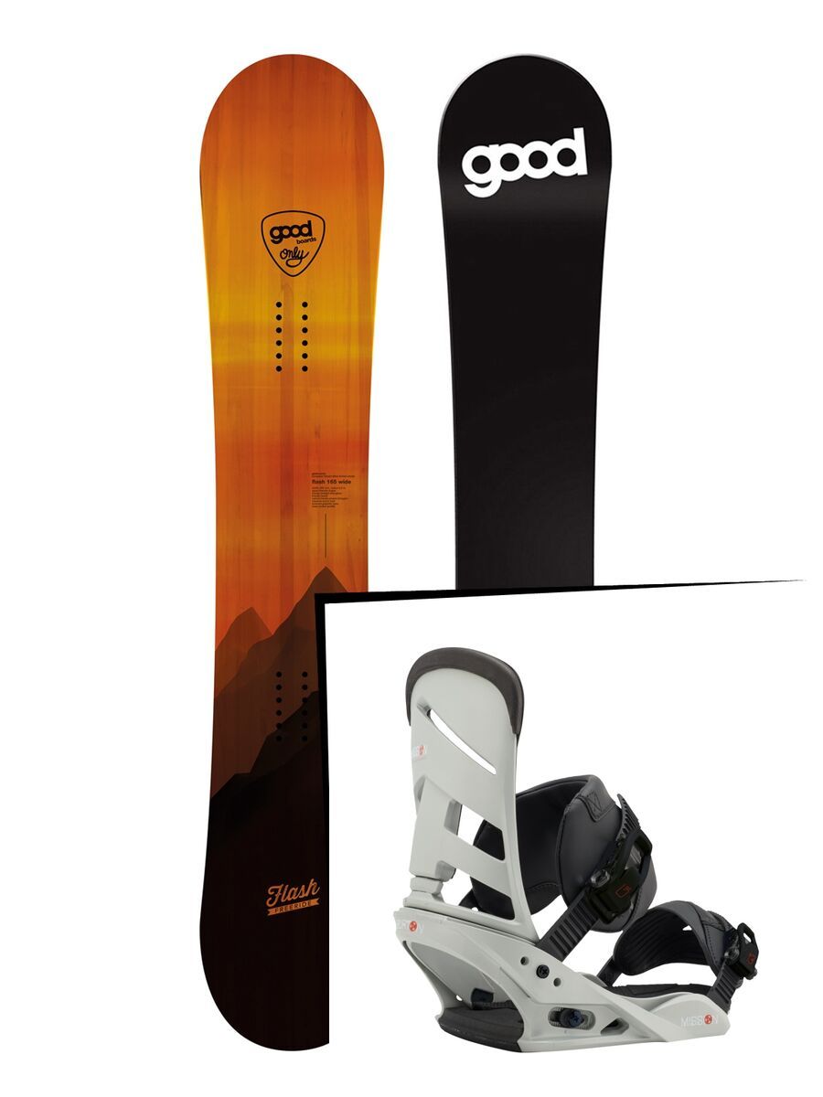 Set: goodboards Flash Long 2017 + Burton Mission (1712876S) - Bild 1
