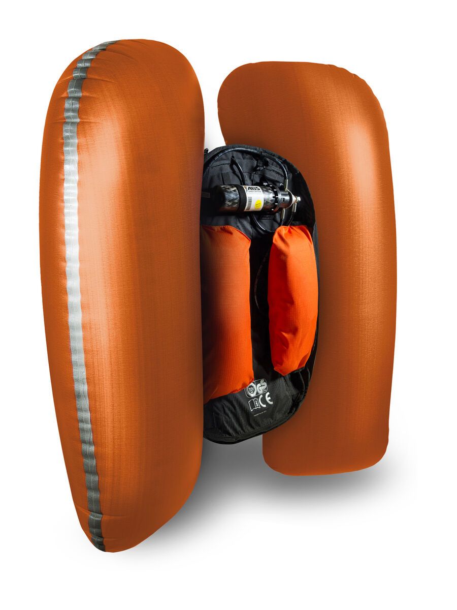 ABS Vario Base Unit inkl. 8 l Zip-On, black / red orange - Bild 2